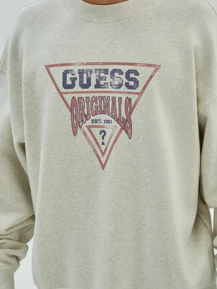 Men Hoodies and Sweaters GUESS GUESS Originals Eco Vintage Heather Dev Sweatshirt Eli Aged Heather Men Hoodies and Sweaters GUESS GUESS Originals Eco Vintage Heather Dev Sweatshirt Eli Aged Heather
