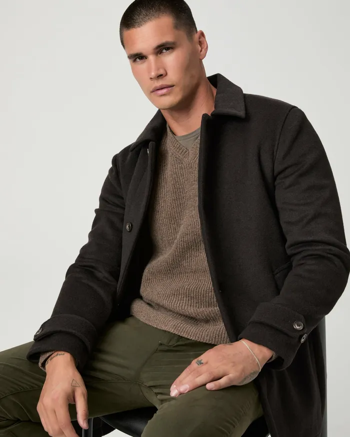 Men Jackets and Coats PAIGE Pennington Coat 8211 Warm Cocoa Men Jackets and Coats PAIGE Pennington Coat 8211 Warm Cocoa