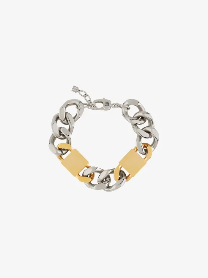 Men Jewelry Givenchy 4G Bracelet In Metal Goldensilvery