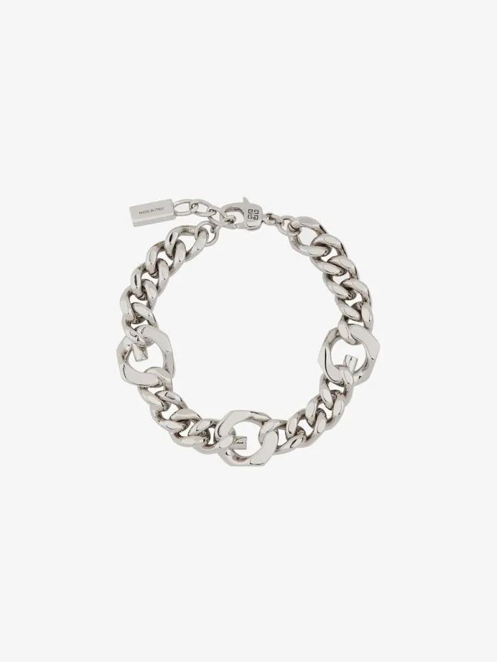 Men Jewelry Givenchy G Chain Bracelet In Metal Silvery Men Jewelry Givenchy G Chain Bracelet In Metal Silvery