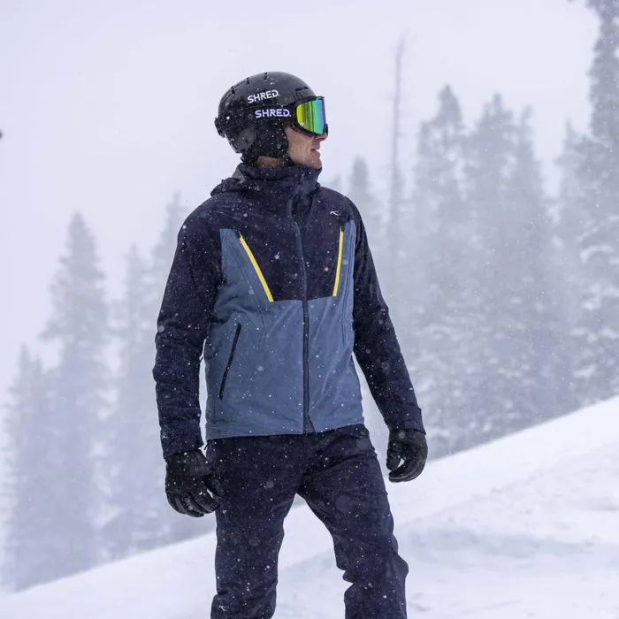 Men Lasse KJUS Jacket 8211 3 In 1 Ski Jacket Deep Space KJUS Jackets and Vests