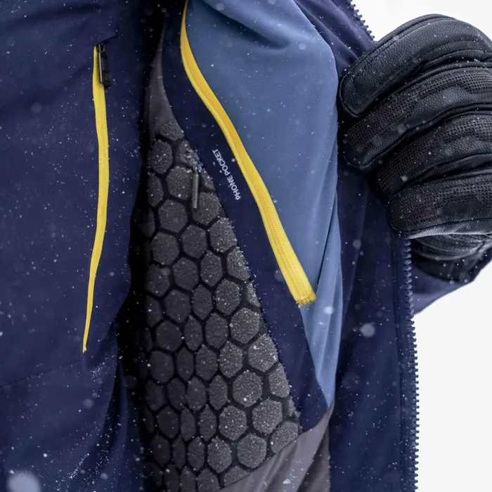 Men Lasse KJUS Jacket 8211 3 In 1 Ski Jacket Deep Space KJUS Jackets and Vests