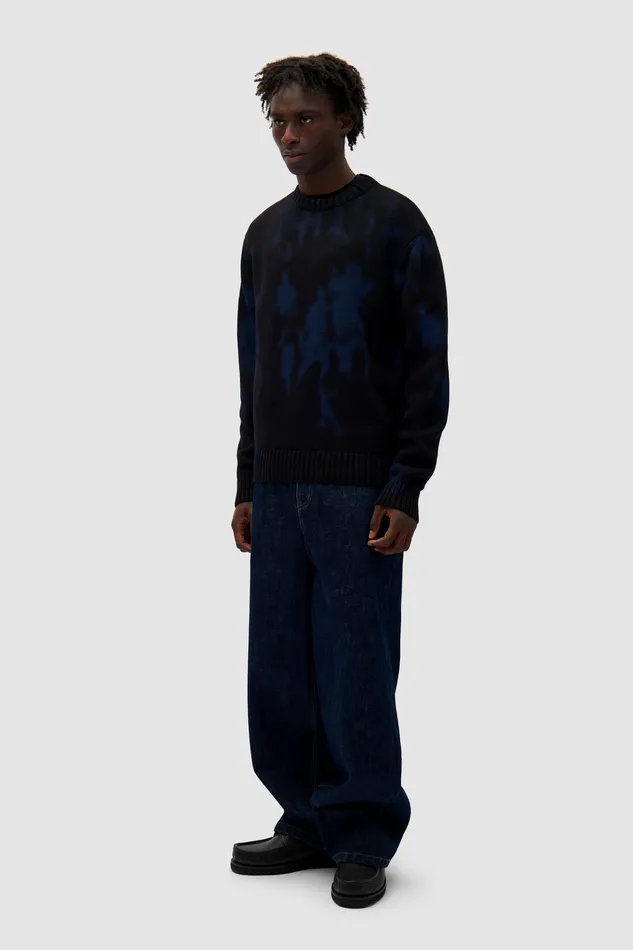 Men Mailles Arte Antwerp People Knit Sweater Noir