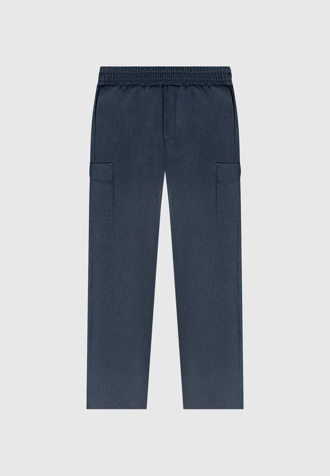 Men Manire De Voir Angular Pocket Cargo Pants Navy