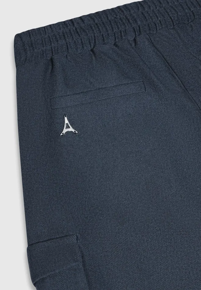 Men Manire De Voir Angular Pocket Cargo Pants Navy
