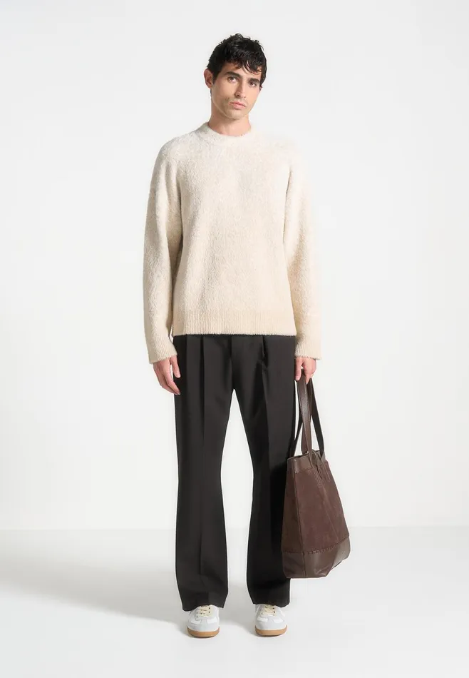 Men Manire De Voir Eiffel Ombr Knit Jumper Whitebeige
