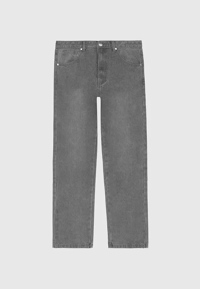 Men Manire De Voir Relaxed Fit Jean Washed Grey