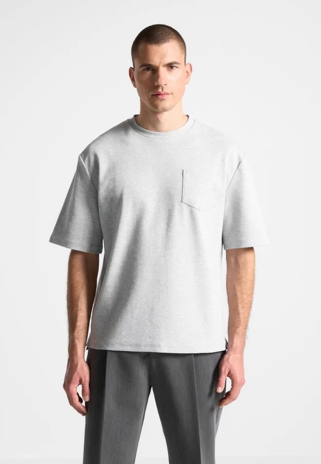 Men Manire De Voir Relaxed Fit ternel TShirt Grey