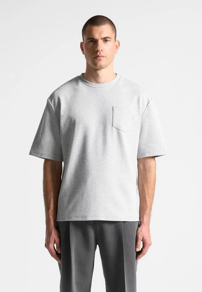 Men Manire De Voir Relaxed Fit ternel TShirt Grey