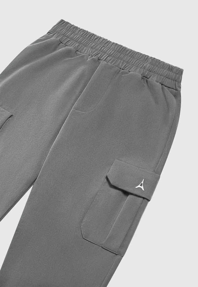 Men Manire De Voir Technical Cargo Pants Charcoal Grey