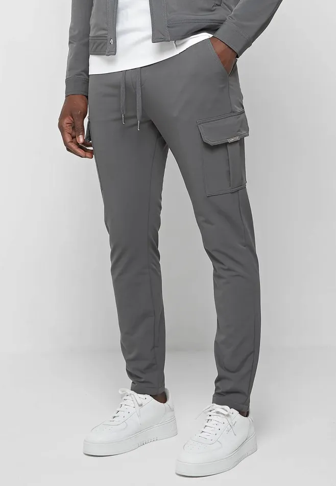 Men Manire De Voir Technical Cargo Pants Dark Grey