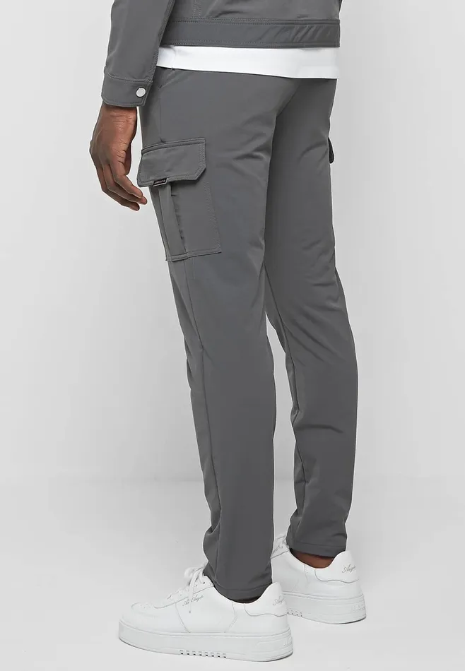 Men Manire De Voir Technical Cargo Pants Dark Grey
