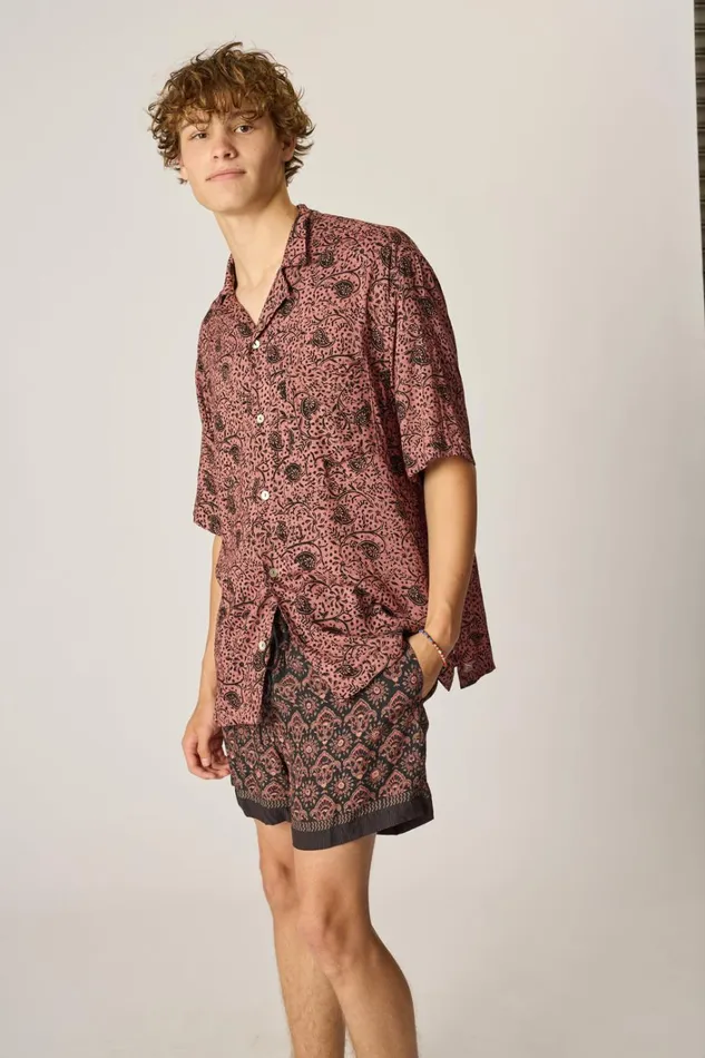 Men Natalie Martin Kev Short Unisex Fleurdelis Black