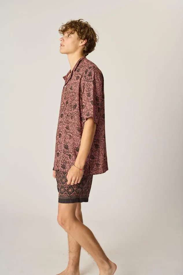 Men Natalie Martin Kev Short Unisex Fleurdelis Black