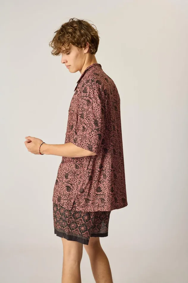 Men Natalie Martin Kev Short Unisex Fleurdelis Black