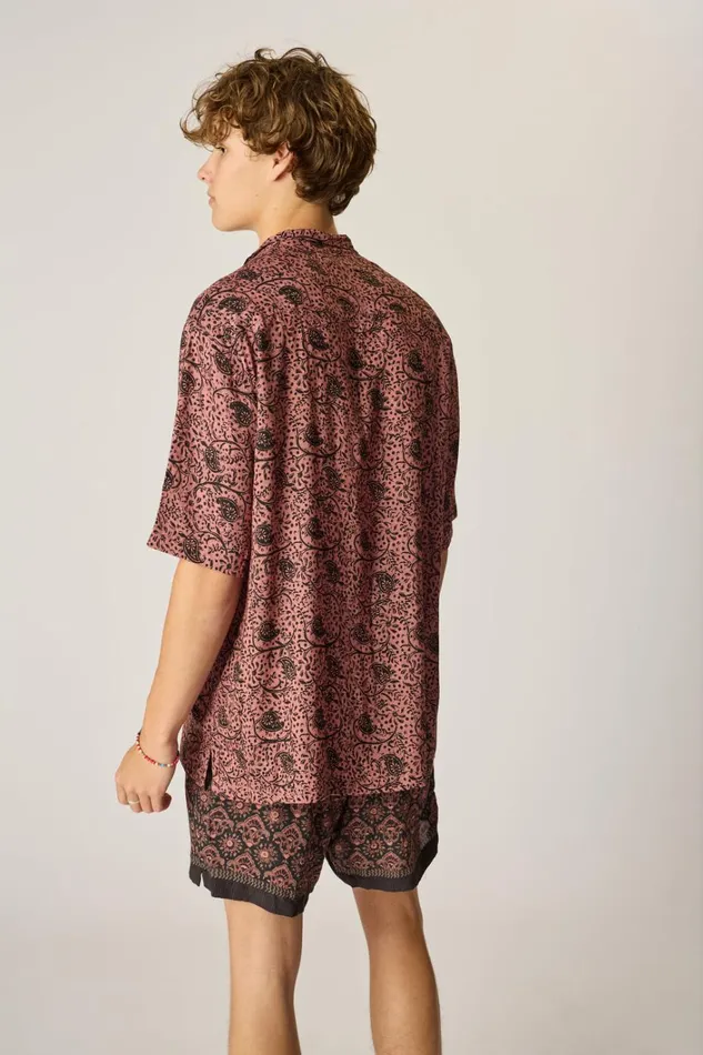 Men Natalie Martin Kev Short Unisex Fleurdelis Black