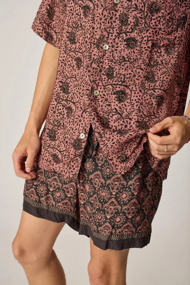 Men Natalie Martin Kev Short Unisex Fleurdelis Black