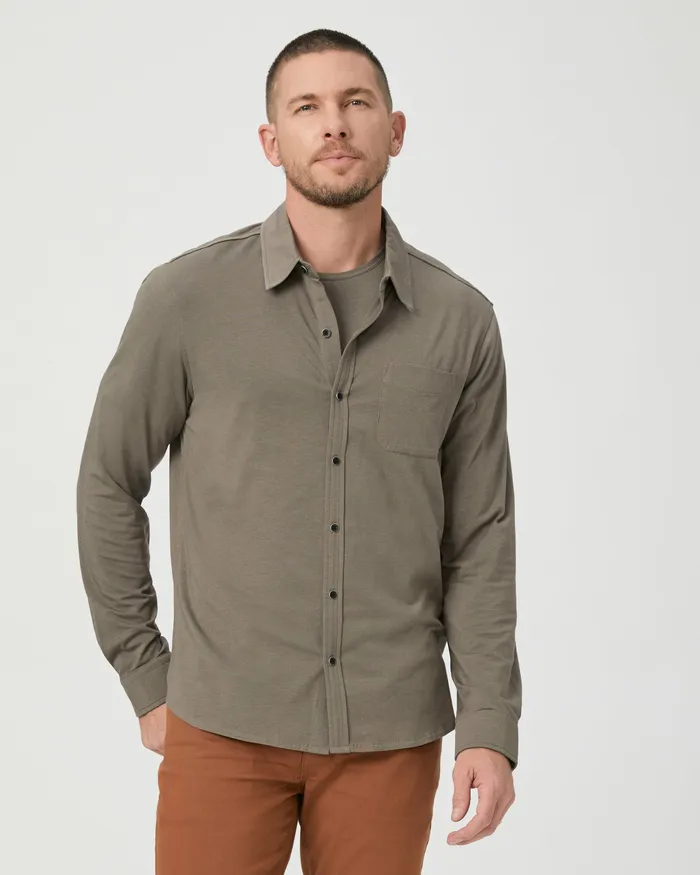 Men PAIGE Stockton Button Up 8211 Cedar Forest Shirts