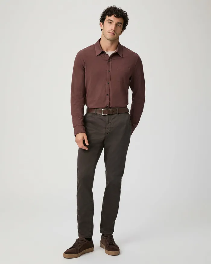 Men Pants and Joggers PAIGE Danford Chino 8211 Carbanolo