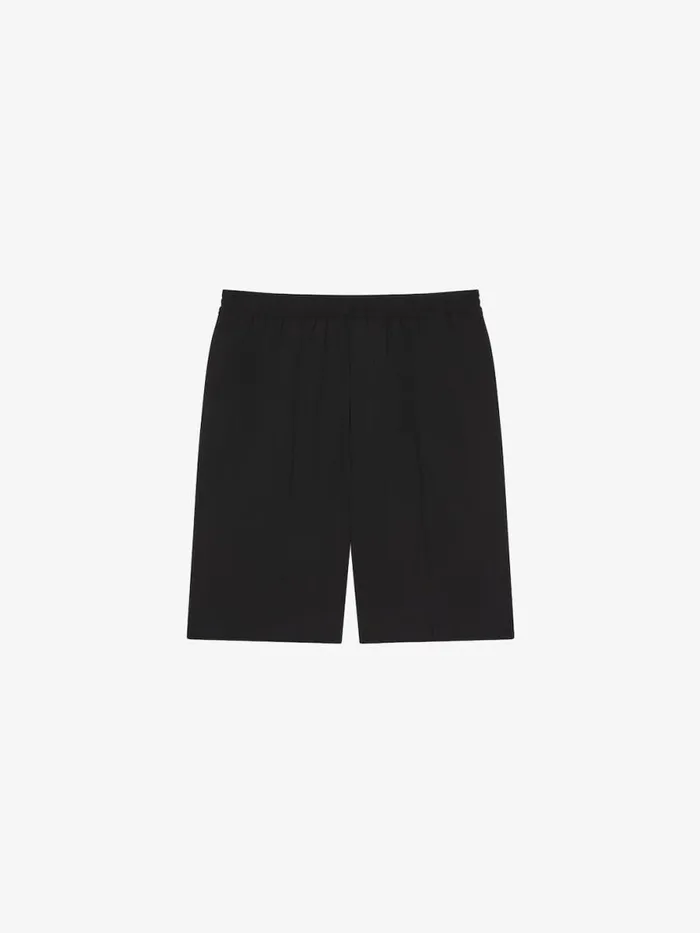 Men Pants and Shorts Givenchy Bermuda Shorts In Wool Black