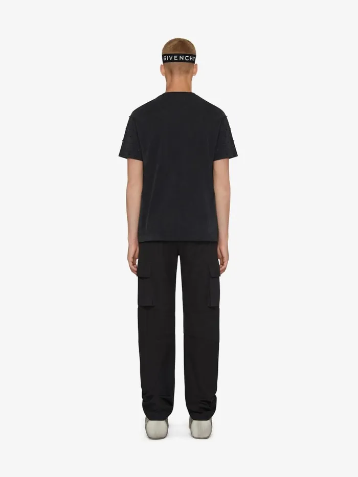 Men Pants and Shorts Givenchy Cargo Pants In Cotton Black