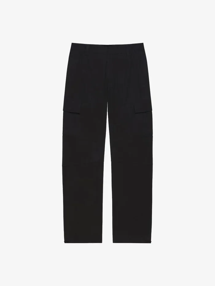 Men Pants and Shorts Givenchy Cargo Pants In Cotton Black