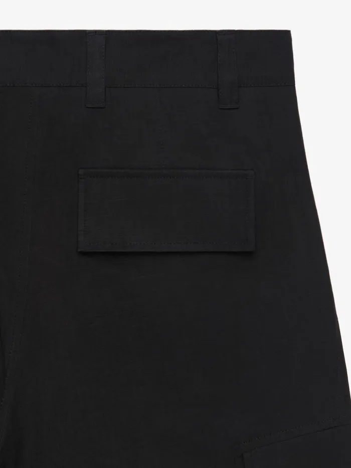Men Pants and Shorts Givenchy Cargo Pants In Cotton Black