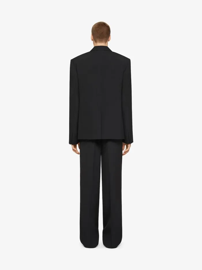 Men Pants and Shorts Givenchy Extra Wide Pants In Wool Black