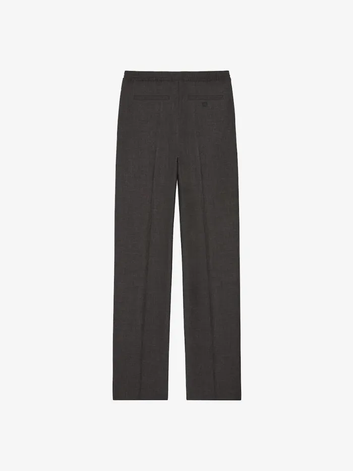 Men Pants and Shorts Givenchy Jogger Pants In Wool Grey Mix Men Pants and Shorts Givenchy Jogger Pants In Wool Grey Mix