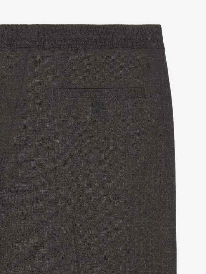 Men Pants and Shorts Givenchy Jogger Pants In Wool Grey Mix Men Pants and Shorts Givenchy Jogger Pants In Wool Grey Mix