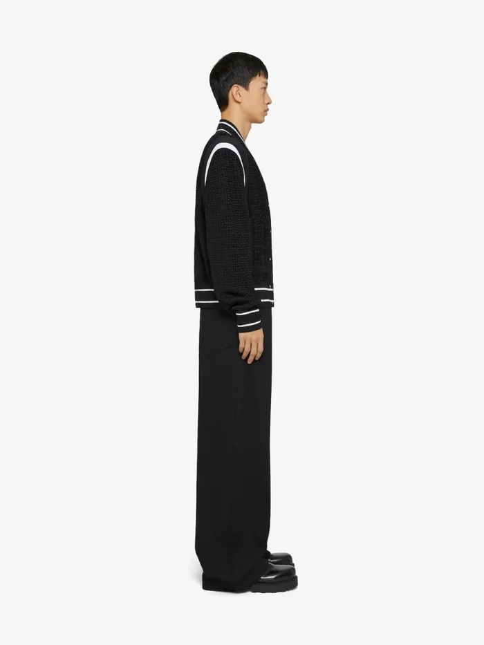 Men Pants and Shorts Givenchy Low Crotch Wide Jeans In Denim Black