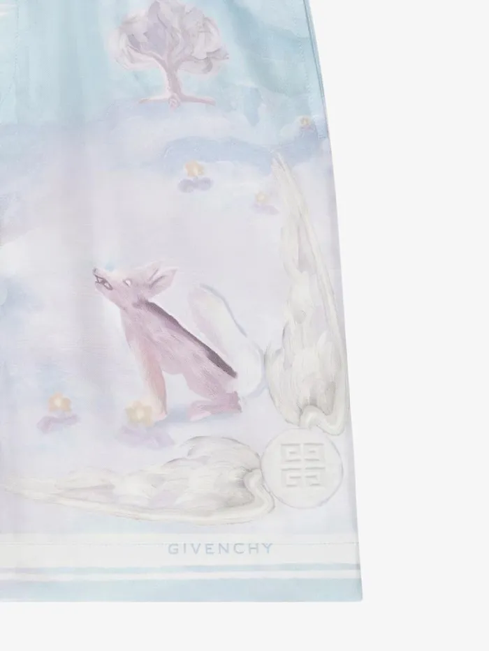Men Pants and Shorts Givenchy Printed Bermuda Shorts In Silk Multicolored
