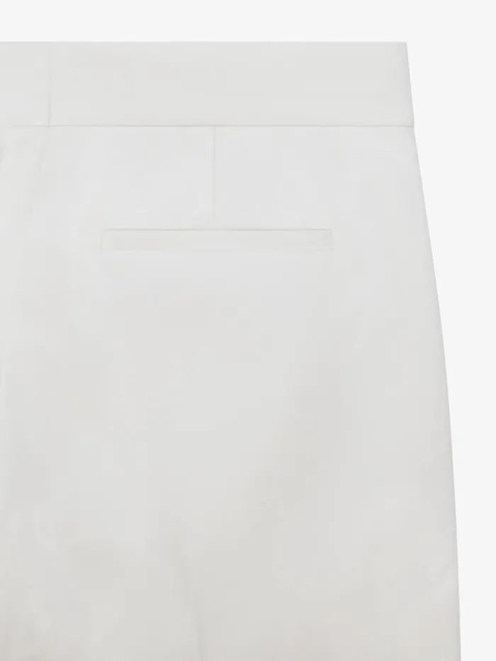 Men Pants and Shorts Givenchy Wide Pants In Wool And Mohair With Piping Detail White