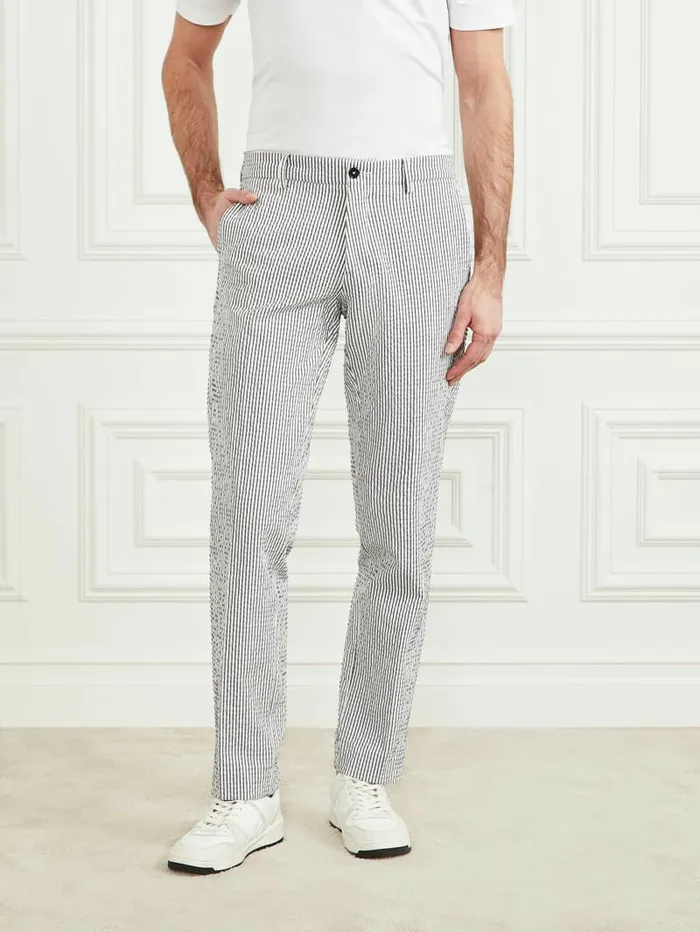 Men Pants and Shorts GUESS Urban Chino Pant WhiteNavy Stripes Men Pants and Shorts GUESS Urban Chino Pant WhiteNavy Stripes