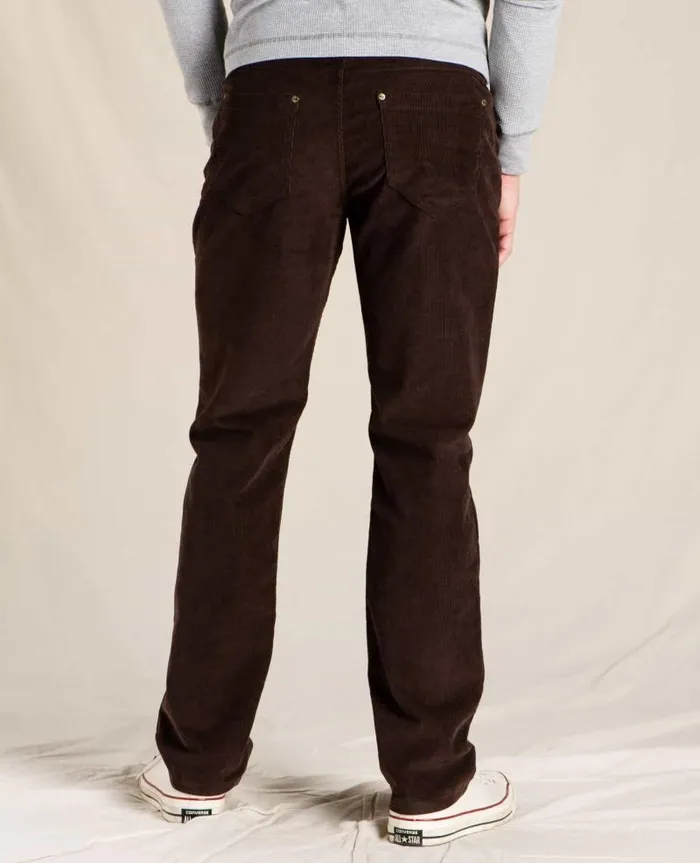 Men Pants Toad and Co Jet Cord Pant Lean Barnwood