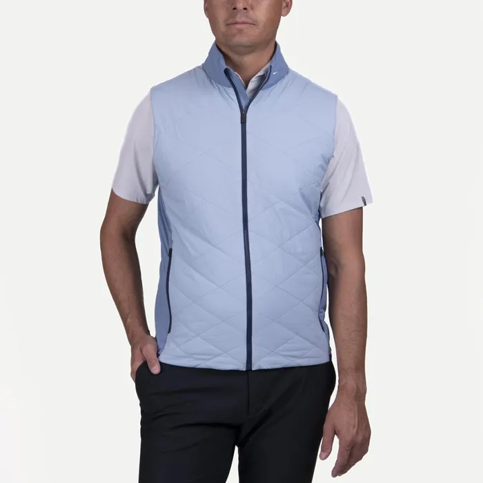 Men Release Diamond Vest Blue Fogneptune KJUS Jackets and Vests