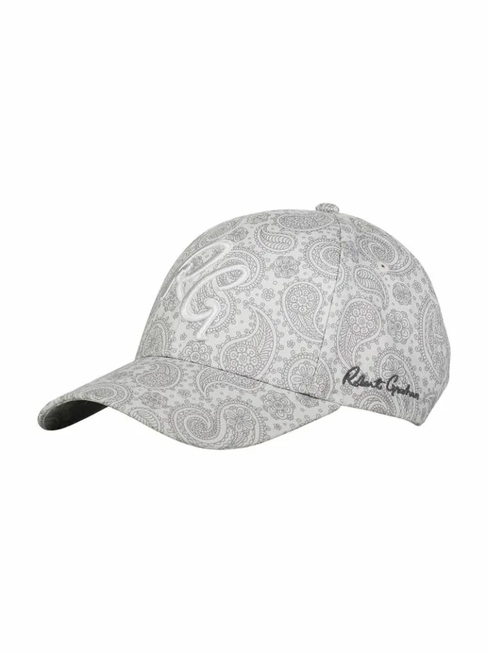 Men Robert Graham Accessories Rg Paisley Hat White