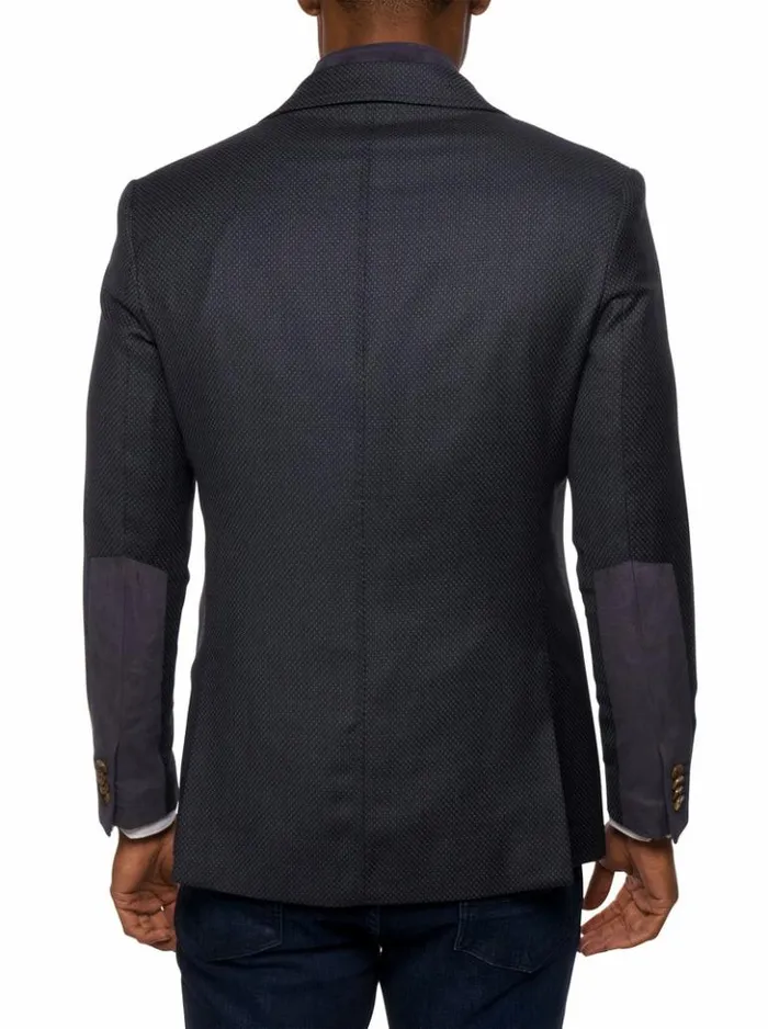 Men Robert Graham Blazers Uptown Xx Blazer Long Fit Navy
