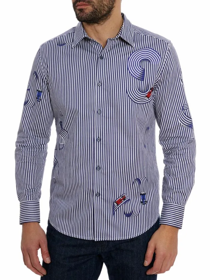 Men Robert Graham Button Down Shirts Chicane Long Sleeve Button Down Shirt White Men Robert Graham Button Down Shirts Chicane Long Sleeve Button Down Shirt White