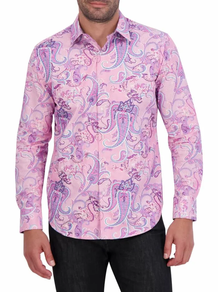 Men Robert Graham Button Down Shirts Limited Edition The Goody Long Sleeve Button Down Shirt Multi Men Robert Graham Button Down Shirts Limited Edition The Goody Long Sleeve Button Down Shirt Multi