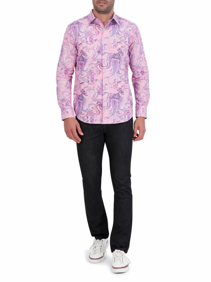 Men Robert Graham Button Down Shirts Limited Edition The Goody Long Sleeve Button Down Shirt Multi Men Robert Graham Button Down Shirts Limited Edition The Goody Long Sleeve Button Down Shirt Multi