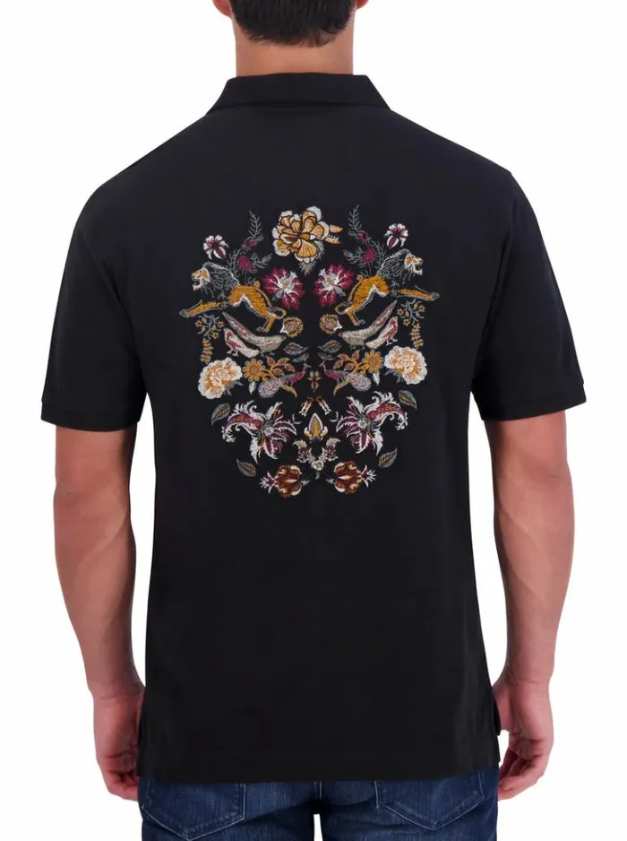 Men Robert Graham Polos and TShirts Arezzo Polo Black