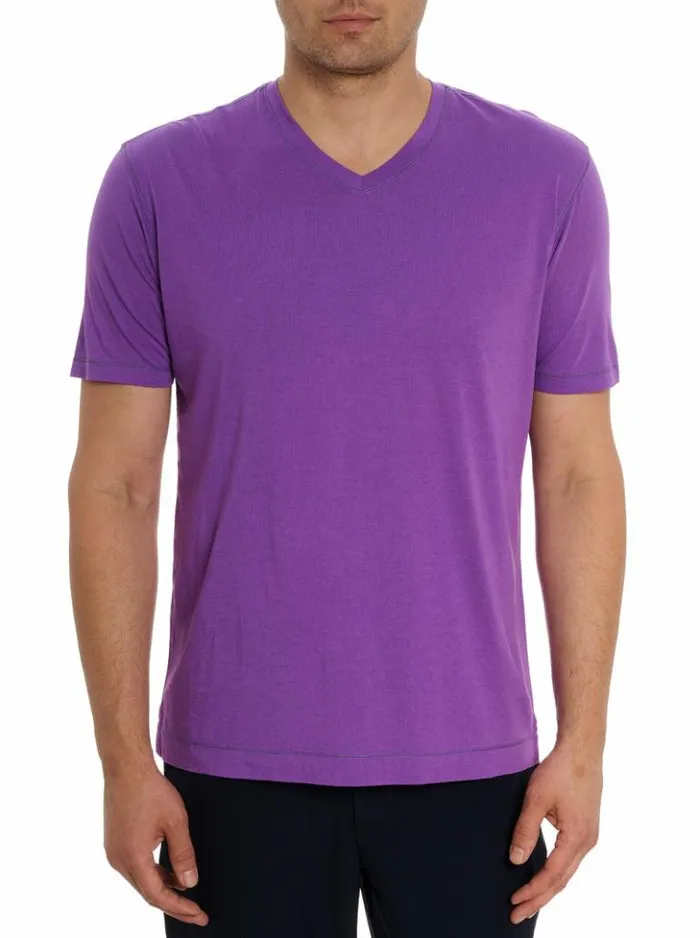 Men Robert Graham Polos and TShirts Eastwood TShirt Grape