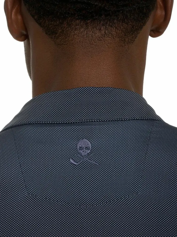 Men Robert Graham Polos and TShirts Hyde Performance Polo Black