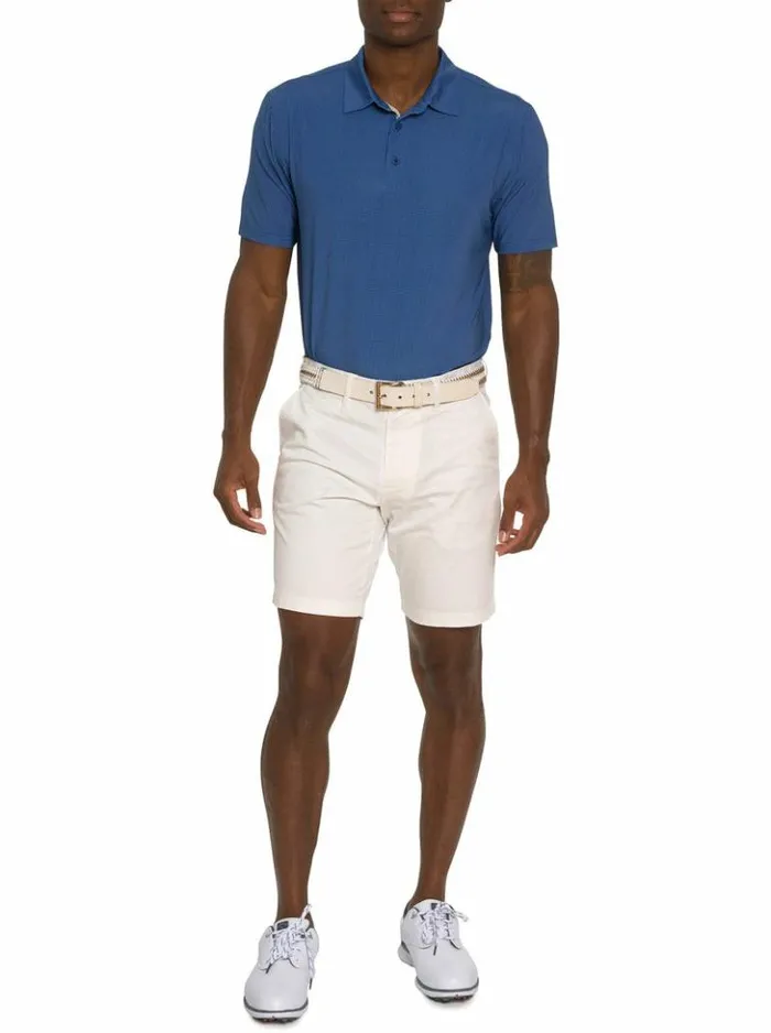 Men Robert Graham Polos and TShirts Hyde Performance Polo Black