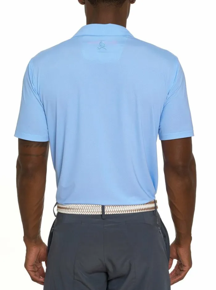 Men Robert Graham Polos and TShirts Hyde Performance Polo Black