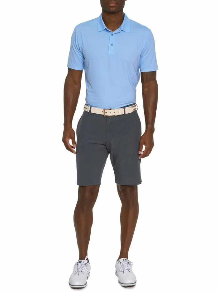 Men Robert Graham Polos and TShirts Hyde Performance Polo Black