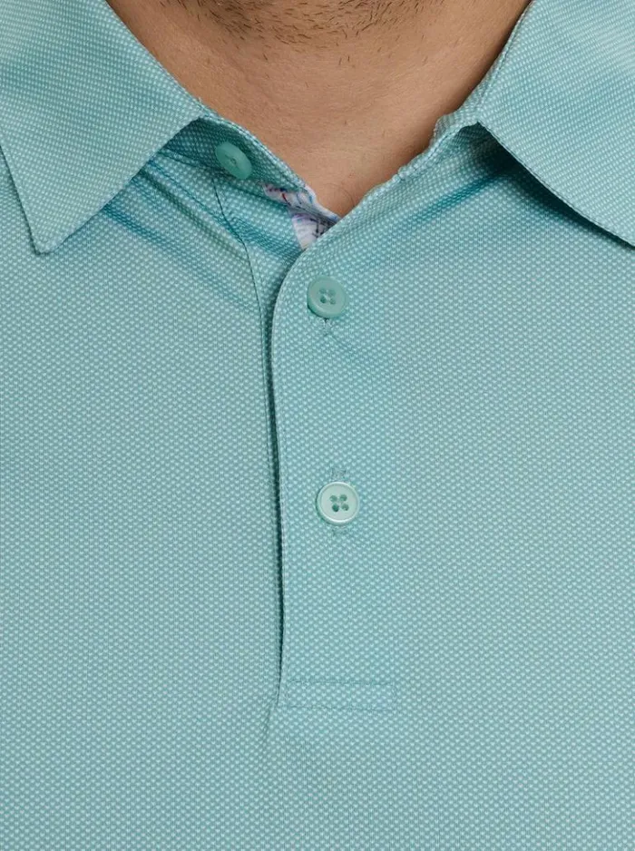 Men Robert Graham Polos and TShirts Hyde Performance Polo Grey