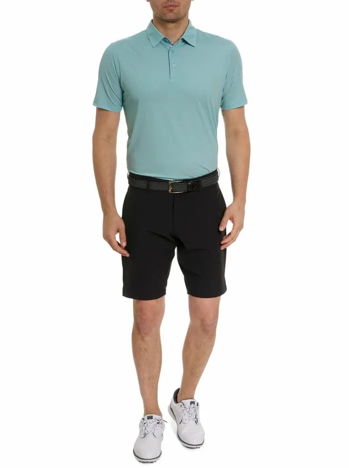 Men Robert Graham Polos and TShirts Hyde Performance Polo Grey