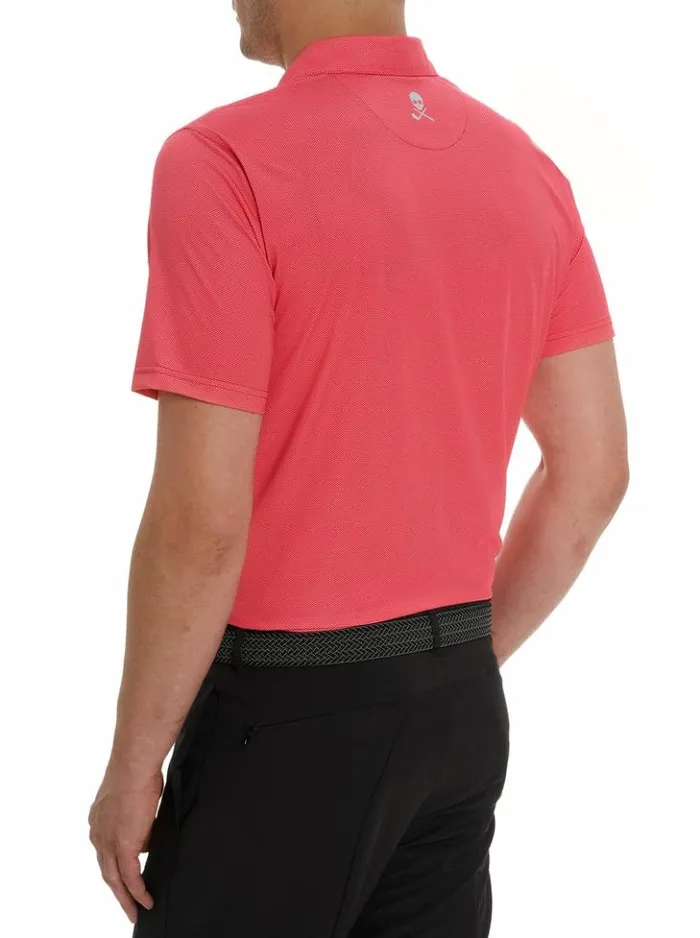 Men Robert Graham Polos and TShirts Hyde Performance Polo Grey